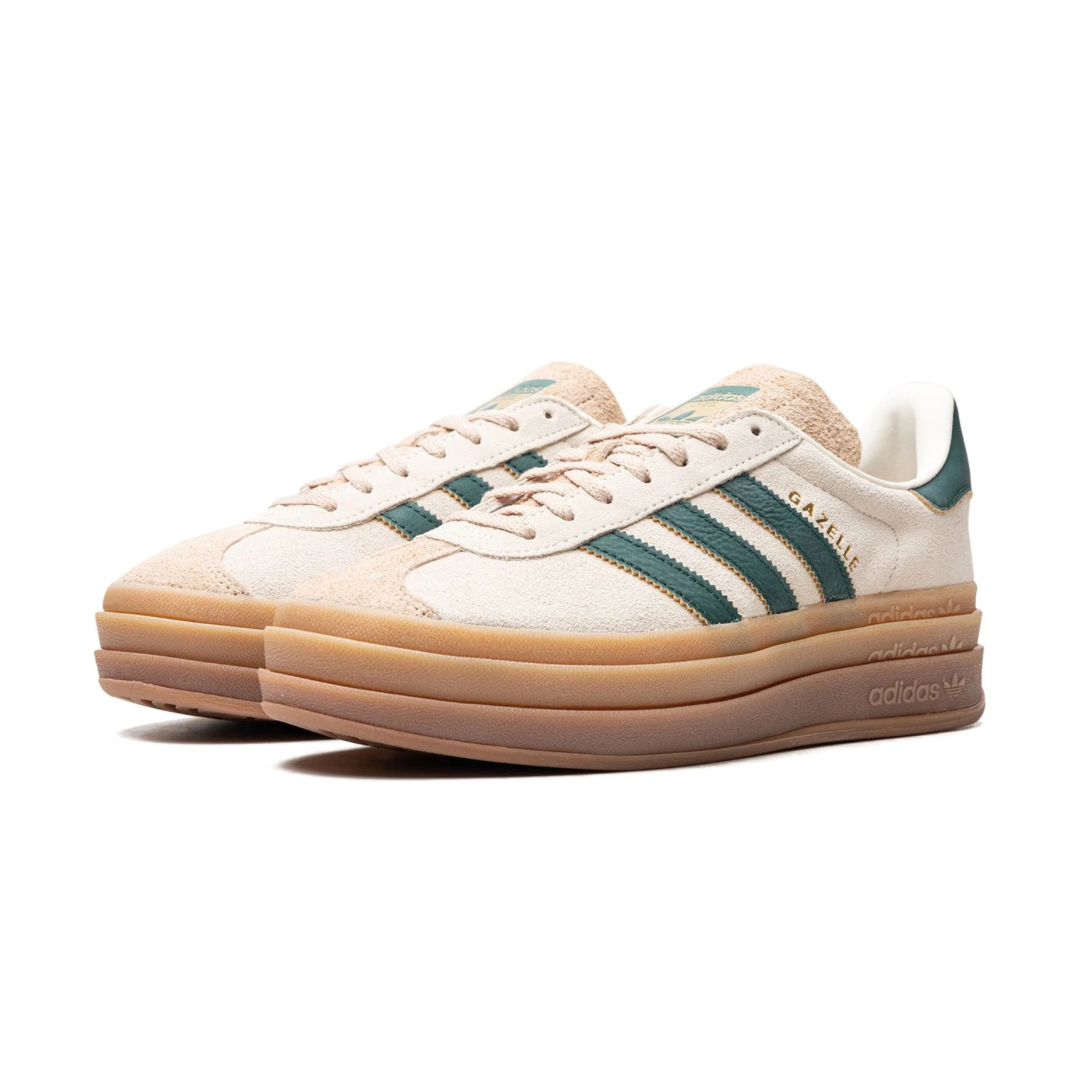 ADIDAS GAZELLE BOLD WMNS "Cream Collegiate Green"