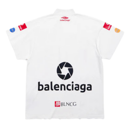 BALENCIAGA Multi-Logo print T-Shirt