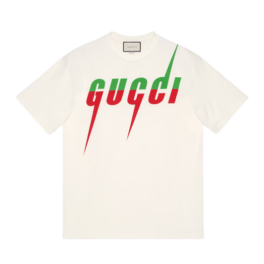 T-SHIRT WITH GUCCI BLADE PRINT